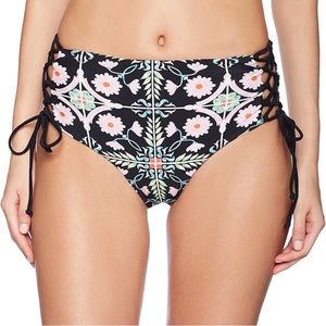 RACHEL by Rachel Roy Cabana Tile Bikini Bottom High Waist